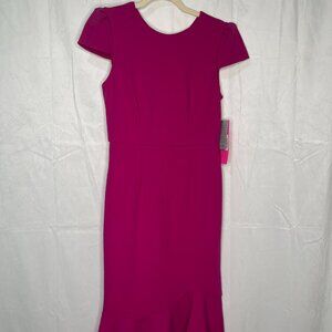 Betsey Johnson Amethyst Cap Sleeve Dress, NWT size 4